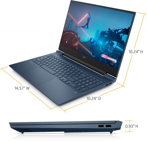 Laptop HP VICTUS 16 kích thước lớn